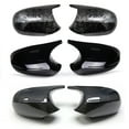thumbnail image 5 of Forged Carbon Look-Replacement Rearview Side Mirror Covers Cap For BMW E90 E91 E92 E93 E81 E87 E82 E88 3 1 Series M Accessories Carbon Fiber Gloss, 5 of 7