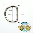thumbnail image 3 of Country Brook Design® 1 Inch Non-Welded D-Rings, 25 Pack, 3 of 7