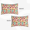 thumbnail image 2 of Honeii Colorful Butterflies Decorative Throw Pillow Case - Elevate Your Couch, Sofa, or Bed with Stylish Home Decor, Perfect Gift Idea-20"x30", 2 of 6