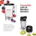 thumbnail image 4 of Blendtec FourSide Jar (75 oz), Four Sided, Professional-Grade Blender Jar, Vented Latching Lid, BPA-free, Clear, 4 of 6