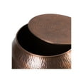 thumbnail image 4 of SIMPLIHOME Griffen Contemporary 19 inch Wide Metal Storage Accent Side Table in Antique Copper, Fully Assembled, End, Bedside Table and Nightstand, for the Living Room and Bedroom, 4 of 6