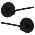 thumbnail image 6 of 1-pack Kwikset Ladera Privacy Lever - Matte Black, Interior Door Handle Set - 1 Pack — Residential Use, Standard Application, 6 of 8
