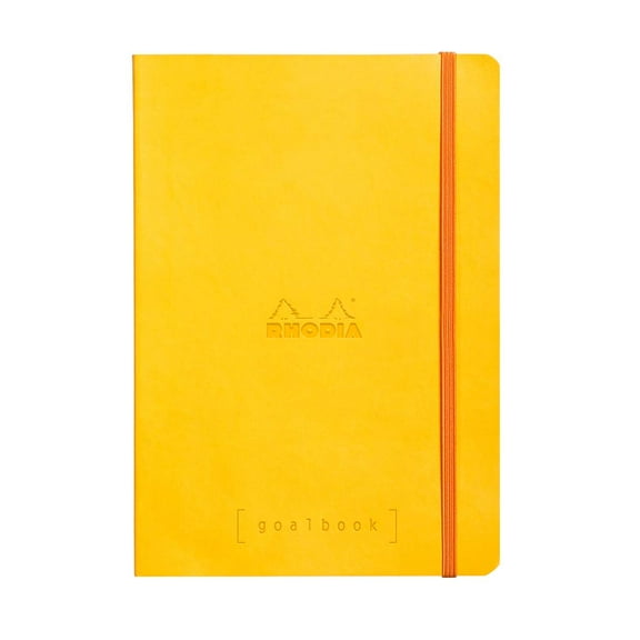 Rhodia Goalbook Journal, A5, Dotted - Daffodil Yellow