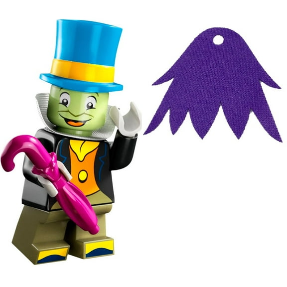 LEGO MiniFigures 100 Series 3: Jiminy Cricket Minifigure - 71038 With Purple Cape