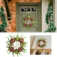 thumbnail image 1 of Hello "wood" Simulation Garland Door Hanging Hydrangea Rattan Ring Window Decorations, 1 of 6
