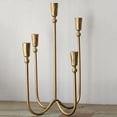 thumbnail image 6 of Candleholder Metal Stand Table Centerpiece American Retro Style for Dining Room Fireplace Event Decoration, 6 of 9
