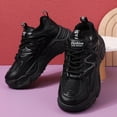 thumbnail image 3 of BRIGHTFUFU 1 par de zapatillas gruesas para mujer Zapatillas gruesas para mujer Zapatillas de deporte de moda Zapatillas deportivas para mujer Talla 39, 3 of 8