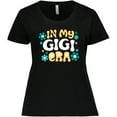 thumbnail image 3 of Inktastic In My Gigi Era Retro with Flowers Women's Plus Size T-Shirt, 3 of 5