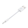 thumbnail image 1 of Flmtop 3.5mm to USB 2.0 Data Sync Audio Adapter Cable for iPod Shuffle 3rd 4th 5th 6th, 1 of 6