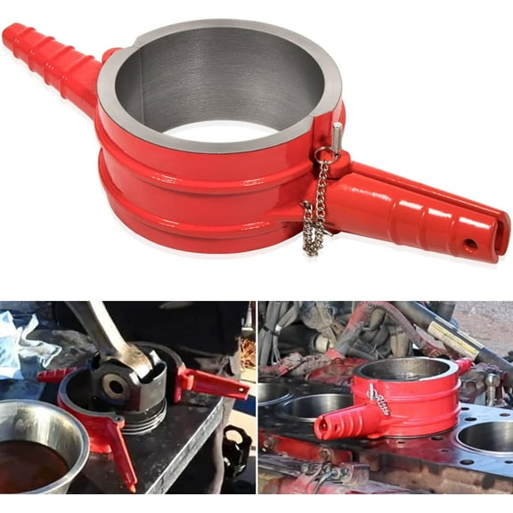 LE-JX 7040 Piston Ring Compressor 5.4" Bore Remover Installer Tool For Cummins ISX QSX 15 & Caterpillar 3400, 3406, 3408, C15, Replace for PT-7040