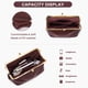 thumbnail image 5 of Bolso de mano CATSEA Kiss Lock bandolera de piel sintética para mujer, 5 of 6