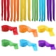 thumbnail image 1 of 6 rollos de serpentinas de papel crepé para decoración de cumpleaños, bodas, festivales, graduación, colorido fondo de fiesta de Candyland, suministros de bricolaje arcoíris, manualidades, 1 of 6
