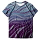 thumbnail image 2 of Gibobby Blusas De Mujer Camiseta de manga corta con cuello redondo informal de verano para mujer（Morado， S), 2 of 4