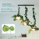 thumbnail image 4 of Hojas verdes artificiales, paquete de 12 plantas de hiedra colgantes de 78,7 pies para decoración de pared, fiesta, hogar, jardín, oficina, 4 of 5