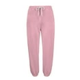 thumbnail image 6 of WTOBBY Men's Relaxed Fit Casual Sweatpants, Stretch Waistband with Drawstring for Sports and Everyday Wear, Comfortable and Easy Move, Soft Fleece Lining,Pink S, 6 of 8
