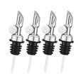 thumbnail image 1 of Vertedor de Metal ponderado de 4 Uds., vertedor deslizante, juego de boquillas para botellas de licor de flujo libre, dispensador de aceite de oliva, 1 of 5