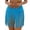 #422-Blue, variant on Women's Solid Color Beach Fringe Half Skirt Swimming Skirt