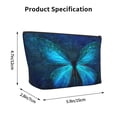 thumbnail image 5 of ZNDUO Travel Makeup Bag for Women Dreamy Butterfly Texture Toiletry Bag, Multifunctional Storage Bag Cosmetic Bag Make Up Organizer, 5 of 7