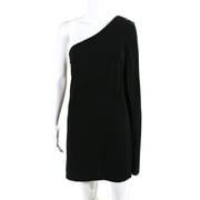 Pre-owned|Jill Jill Stuart Womens Black Drama Cape Shift Dress Size 8 12674320