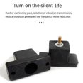 thumbnail image 4 of 4 Pack Cushion Air Conditioner Rubber Shock Absorbing Anti-Vibration Isolator Pads Bracket, 4 of 5