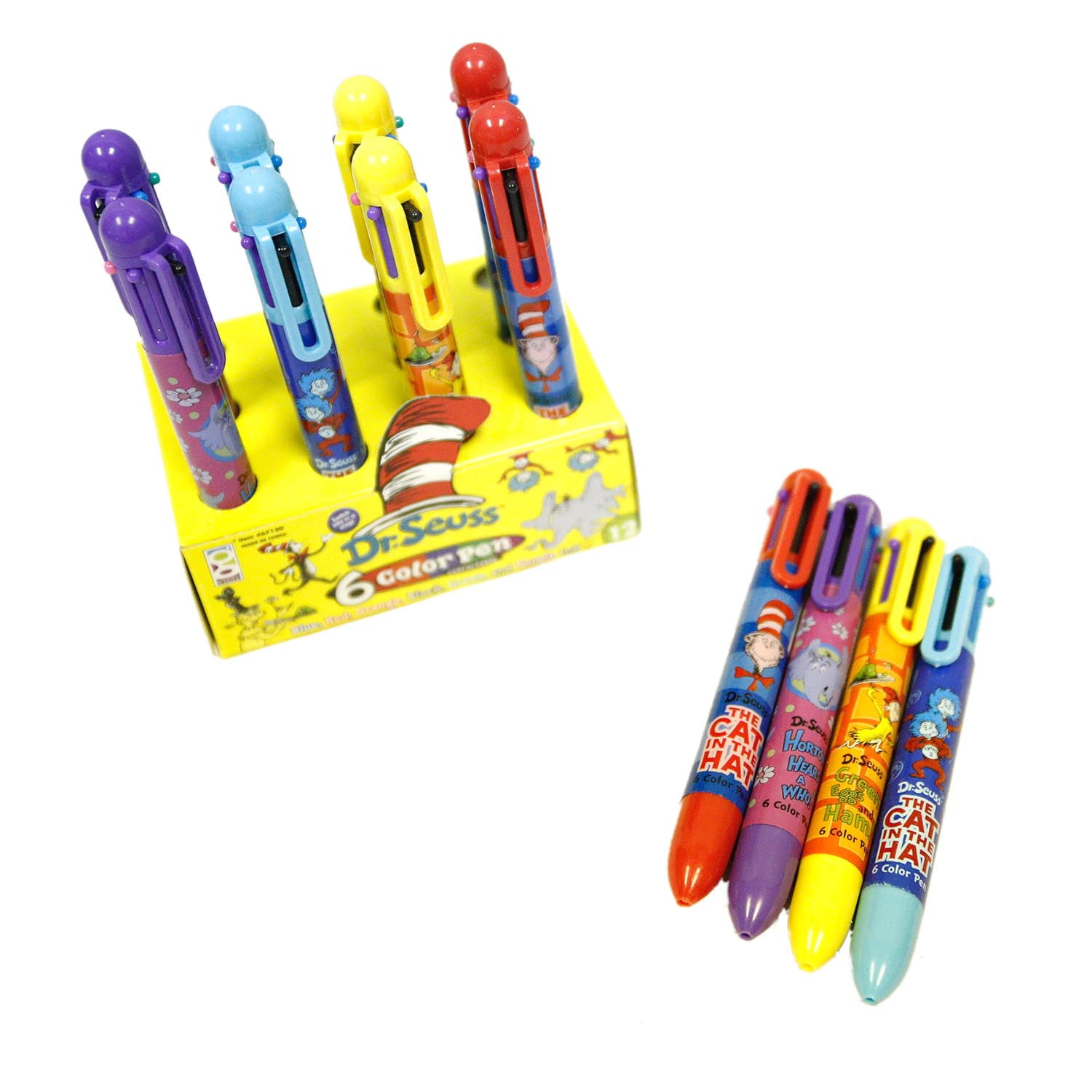 Dr. Seuss' 6 Color Pens