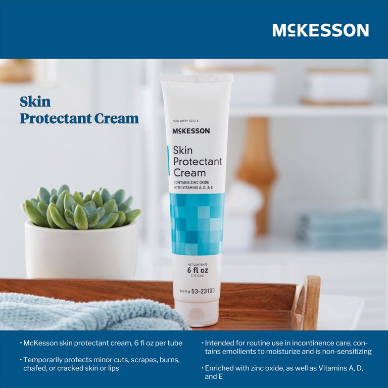 McKesson Skin Protectant Cream, Zinc Oxide Moisture Barrier