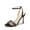 BLACK-SATIN, variant on High Stilettos Heels for Women Sexy Open Toe Strappy Sandals Shoes Ankle Strap Fashion Dressy Heels for Party Wedding