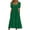 Green, variant on RYRJJ Summer Dresses for Women Short Sleeve Eyelet Dress Buttons Scoop Neck Boho Casual Beach Vacation Maxi Long Dresses with Pockets(Grey,S)