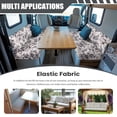 thumbnail image 3 of Aplkyhs Retro Flower RV Dinette Cushions Comfortable RV Accessories Stretchable Couch Cover 2 Cushion Sofa Stylish Loveseat Sofa Chair Cover Furniture Protector, 3 of 7