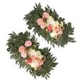 thumbnail image 1 of Guirnalda de flores colgantes para boda, arco de flores artificiales de ratán rosa para exteriores Aleatorio, 1 of 9