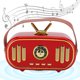 thumbnail image 5 of Mini Altavoz portátil retro Sincero Bluetooth recargable color rojo, 5 of 10