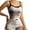 Beige, variant on Lxkfashion Under $5 Beige Women's Sleeveless Pajama Sets Casual U Neck 2 Piece Lounge Sets XL