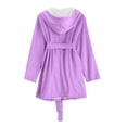 thumbnail image 6 of Gifts for Mom Robe for Women Fuzzy Loungewear Oversized Hooded Women's Robes Bath Womens Bathrobe Pink, 6 of 9