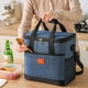thumbnail image 4 of Bolsa de almuerzo con aislamiento térmico de gran capacidad para acampar y hacer senderismo, bolsas de tela para almacenar alimentos, bolsas de picnic, bolsas térmicas portátiles, bolsas de picnic Oxf, 4 of 6