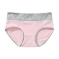 thumbnail image 2 of Pntutb Women's Solid Color Patchwork Briefs Panties Underwear Knickers Bikini Underpants, 2 of 6