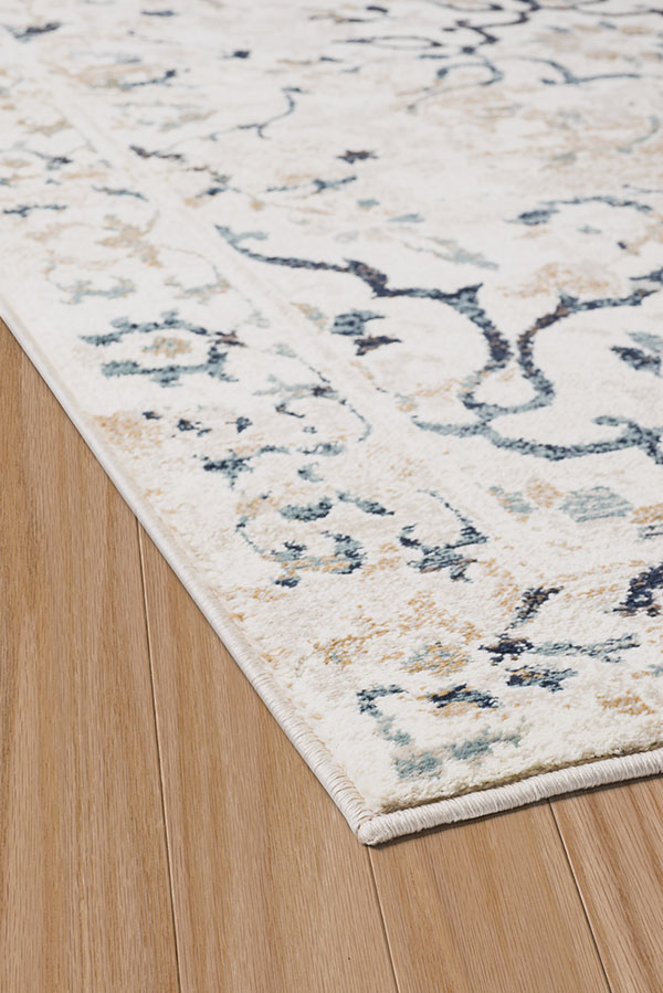 United Weavers Amarna Villa Bella Distressed Linen Woven Olefin Area Rug or Runner