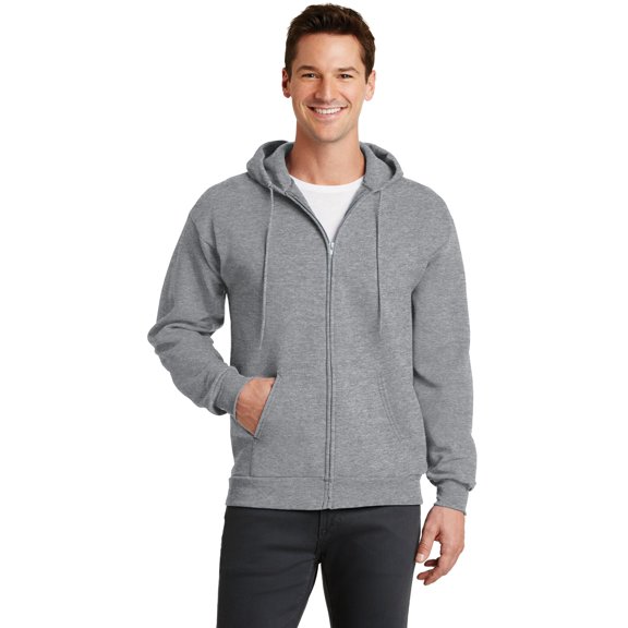 Port & Company Core Fleece Full-Zip Hooded Sweatshirt