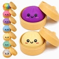 thumbnail image 1 of Set de 2 juguetes squishy de dumpling Stantam para aliviar el estrés, 1 of 7