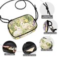 thumbnail image 3 of FORMRS Mini Crossbody Bag for Women Adjustable Rope Shoulder Casual Phone Purse, Yellow Floral Rabbit, 3 of 7