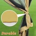 thumbnail image 5 of Sunny Replacement Mosquito Netting for 8' x 8' Gazebo, Zippered Mesh Sidewalls Only, Pack of 4, 5 of 9