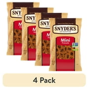 (4 pack) Snyder's of Hanover Mini Pretzels, 3.5 oz