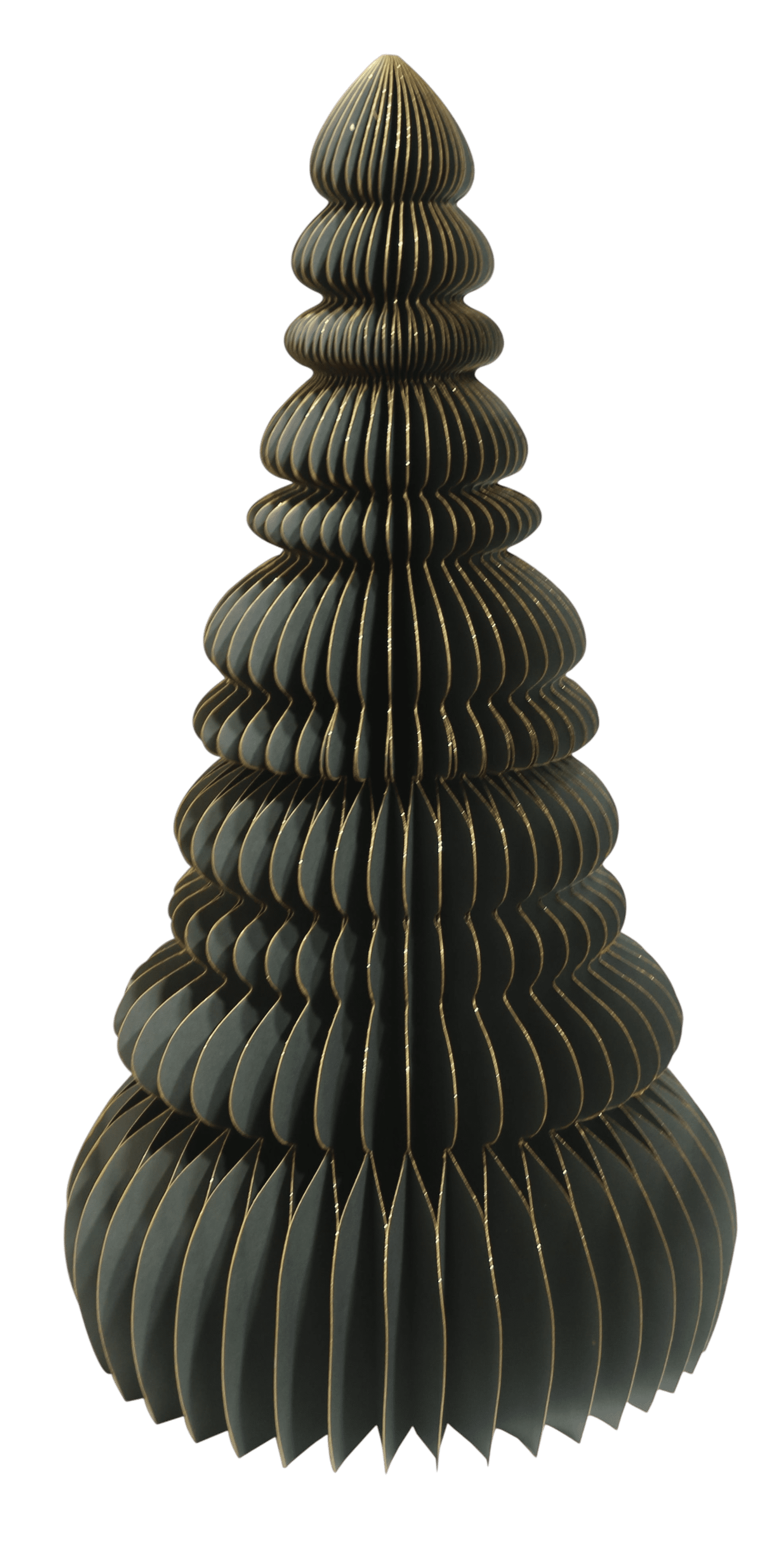 Honeycomb Paper Tree Christmas Decoration, Green, 35", by Holiday Time