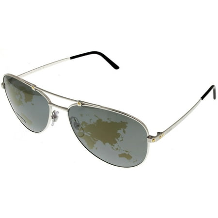 Cartier Sunglasses Santos Dumont Horizon World Map Polarizing Mirror ESW00138
