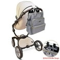 thumbnail image 3 of Premium Gray Diaper Bag Backpack by Liname with Stroller Straps and Changing Pad, 3 of 7