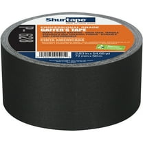 Shurtape P- 628 Professional Grade, Coated Gaffer's Tape, 2.83 in x 54 yd., Black