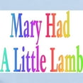 thumbnail image 2 of CafePress - Mary Had A Little Lamb Infant Bodysuit - Baby Light Bodysuit, Size Newborn - 24 Months, 2 of 4