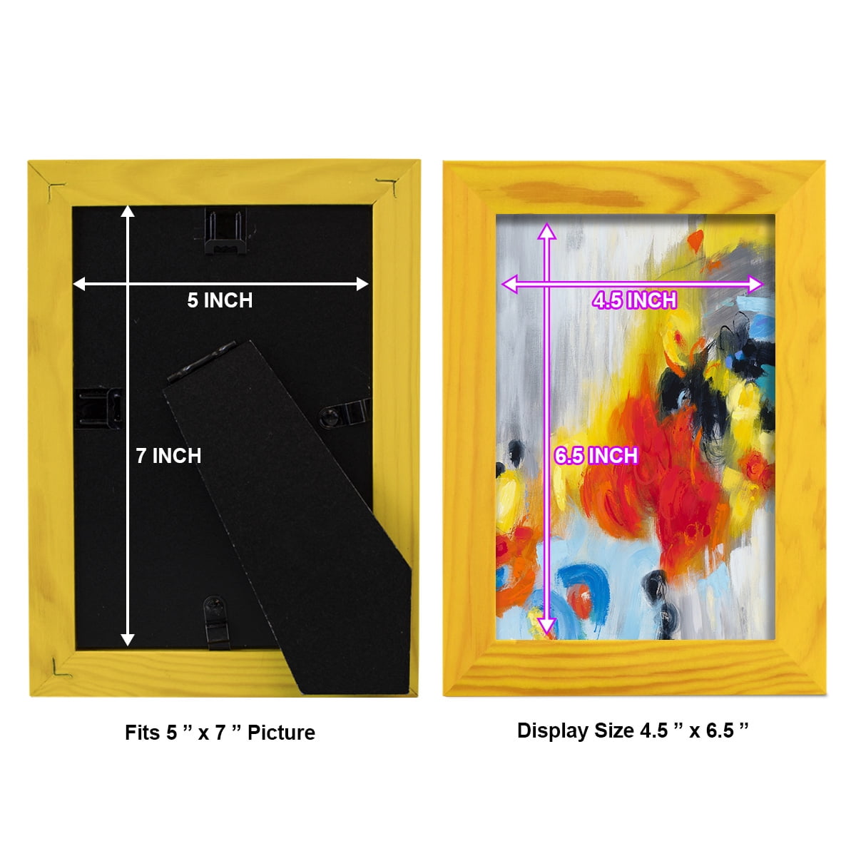 In the Loop I -Framed Print w/glass-Sunflower Yellow