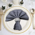 thumbnail image 4 of Homebia Designs Beaded Napkin Ring Set of 12-Elegant Decorative Napkin Holder for Dining Table Decor,Weddings,Banquets,Birthday Parties,Thanksgiving,Special Occasion,Holiday & Everyday Use-Gold, 4 of 8