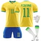 thumbnail image 5 of 2223 Brasil camiseta local No. 10 Neymar 20 Vinicius 9 Chalison 18 Jesús traje uniforme, 5 of 5