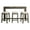 Gray-Taupe, variant on Bowery Hill Wood Brown Bar Table Set Rectangular Upholstered Unassembled